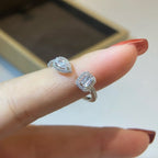 [Loco]MY TWIN TOI & MOI SILVER DIAMOND RING
