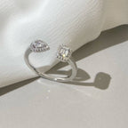 [Loco]MY TWIN TOI & MOI SILVER DIAMOND RING