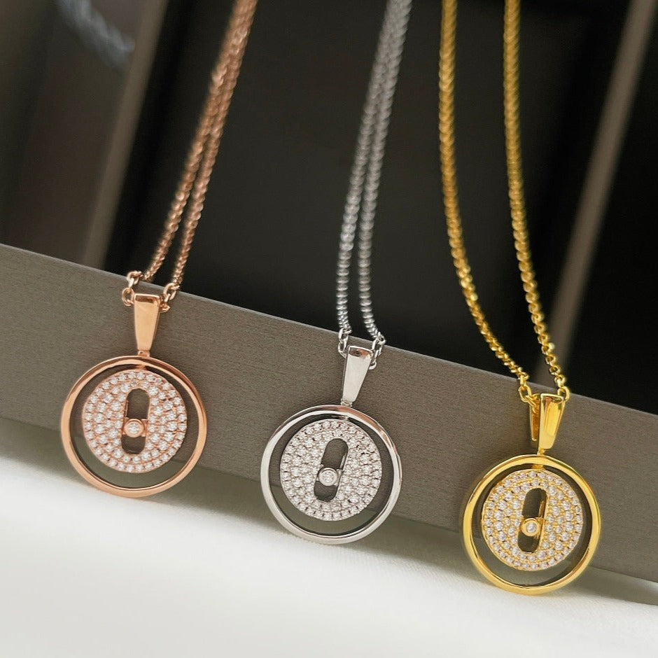 [Loco]LUCKY MOVER PM PAVED NECKLACE