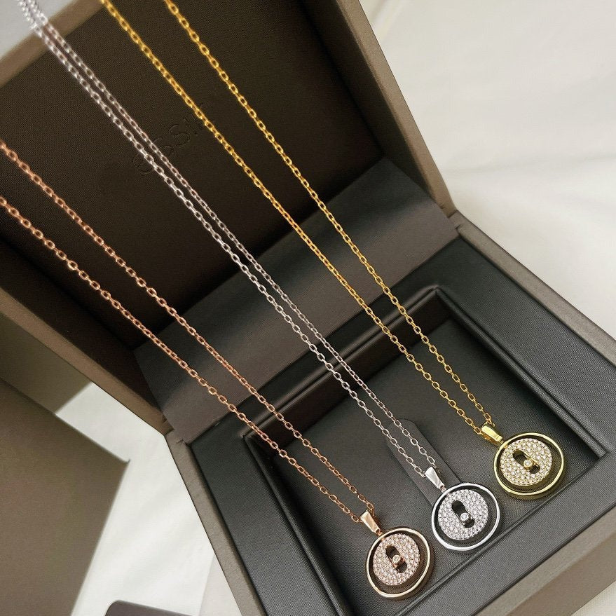 [Loco]LUCKY MOVER PM PAVED NECKLACE