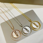[Loco]LUCKY MOVE MM NACRE BLANCHE DIAMOND NECKLACE