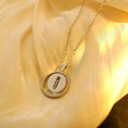 [Loco]LUCKY MOVE MM SILVER DIAMOND NECKLACE