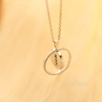 [Loco]LUCKY MOVE MM SILVER DIAMOND NECKLACE