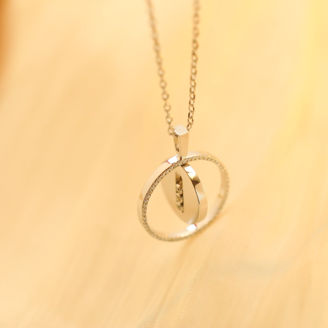 [Loco]LUCKY MOVE MM SILVER DIAMOND NECKLACE
