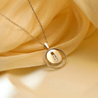 [Loco]LUCKY MOVE MM SILVER DIAMOND NECKLACE