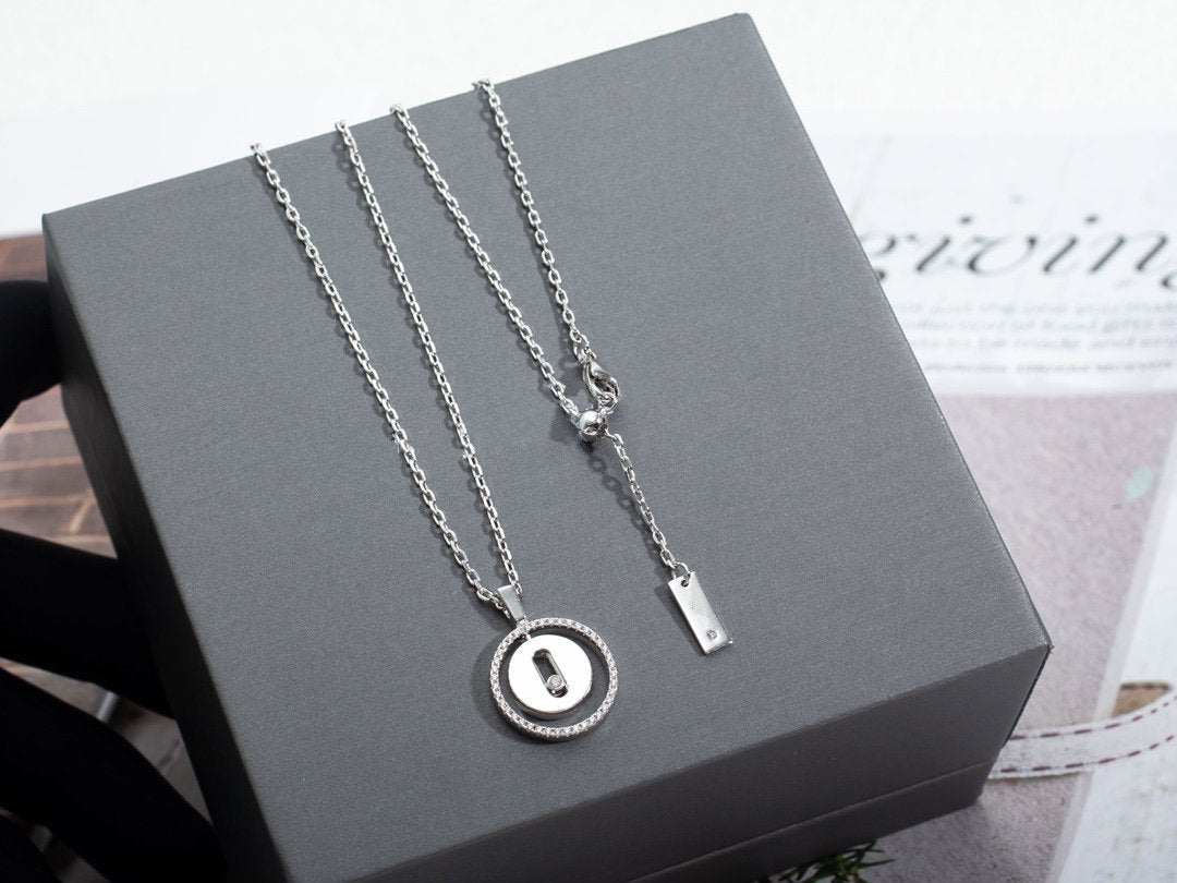 [Loco]LUCKY MOVE PM NECKLACE SILVER DIAMOND