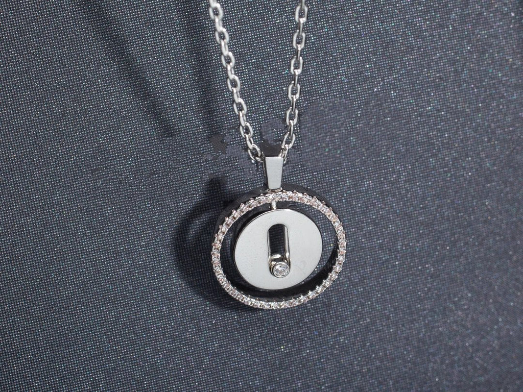 [Loco]LUCKY MOVE PM NECKLACE SILVER DIAMOND