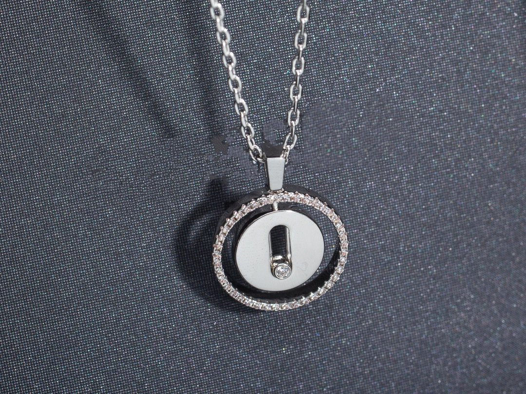 [Loco]LUCKY MOVE PM NECKLACE SILVER DIAMOND