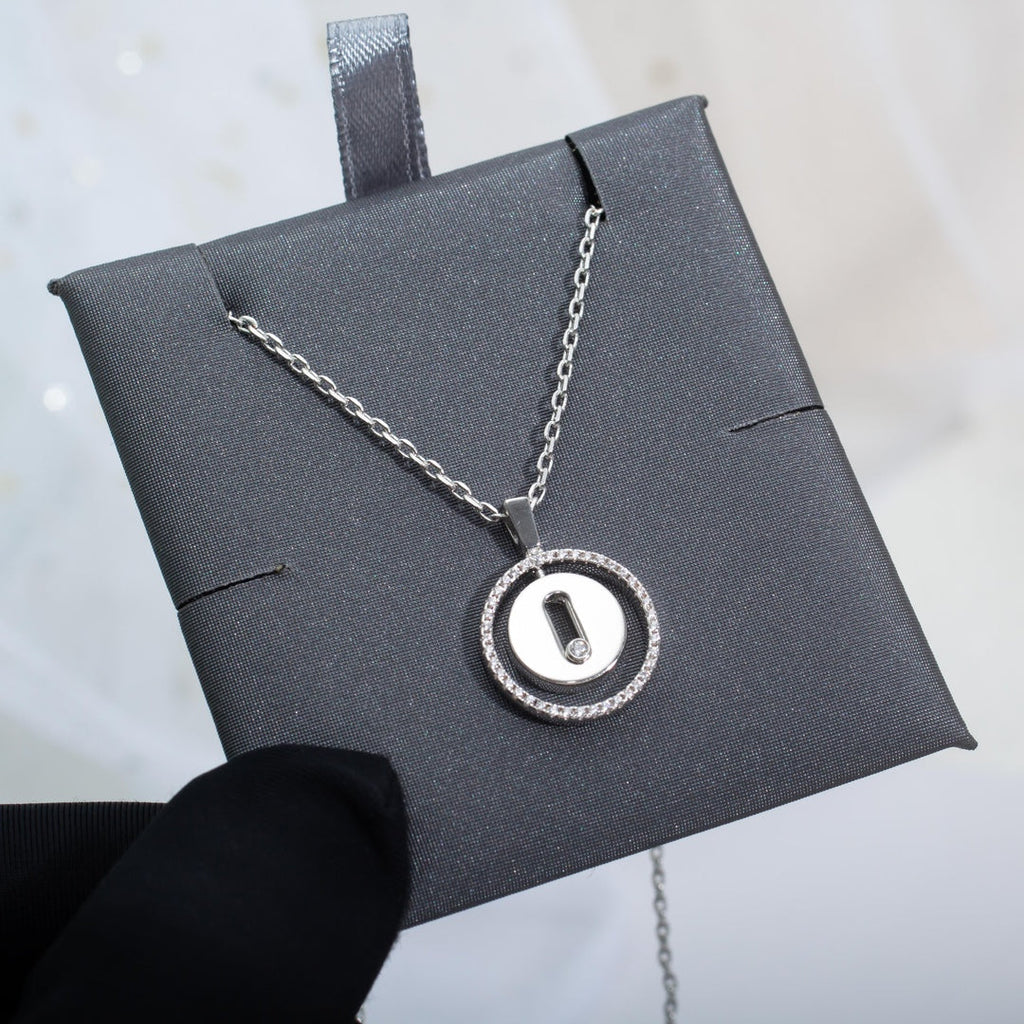 [Loco]LUCKY MOVE PM NECKLACE SILVER DIAMOND