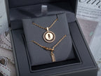 [Loco]LUCKY MOVE PM NECKLACE PINK GOLD DIAMOND