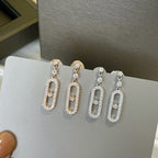 [Loco]DORMEUSES MOVE UNO DIAMOND EARRINGS