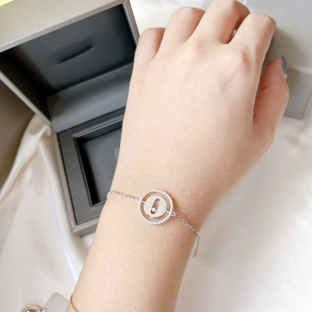 [Loco]LUCKY MOVE PAVED DIAMOND BRACELET