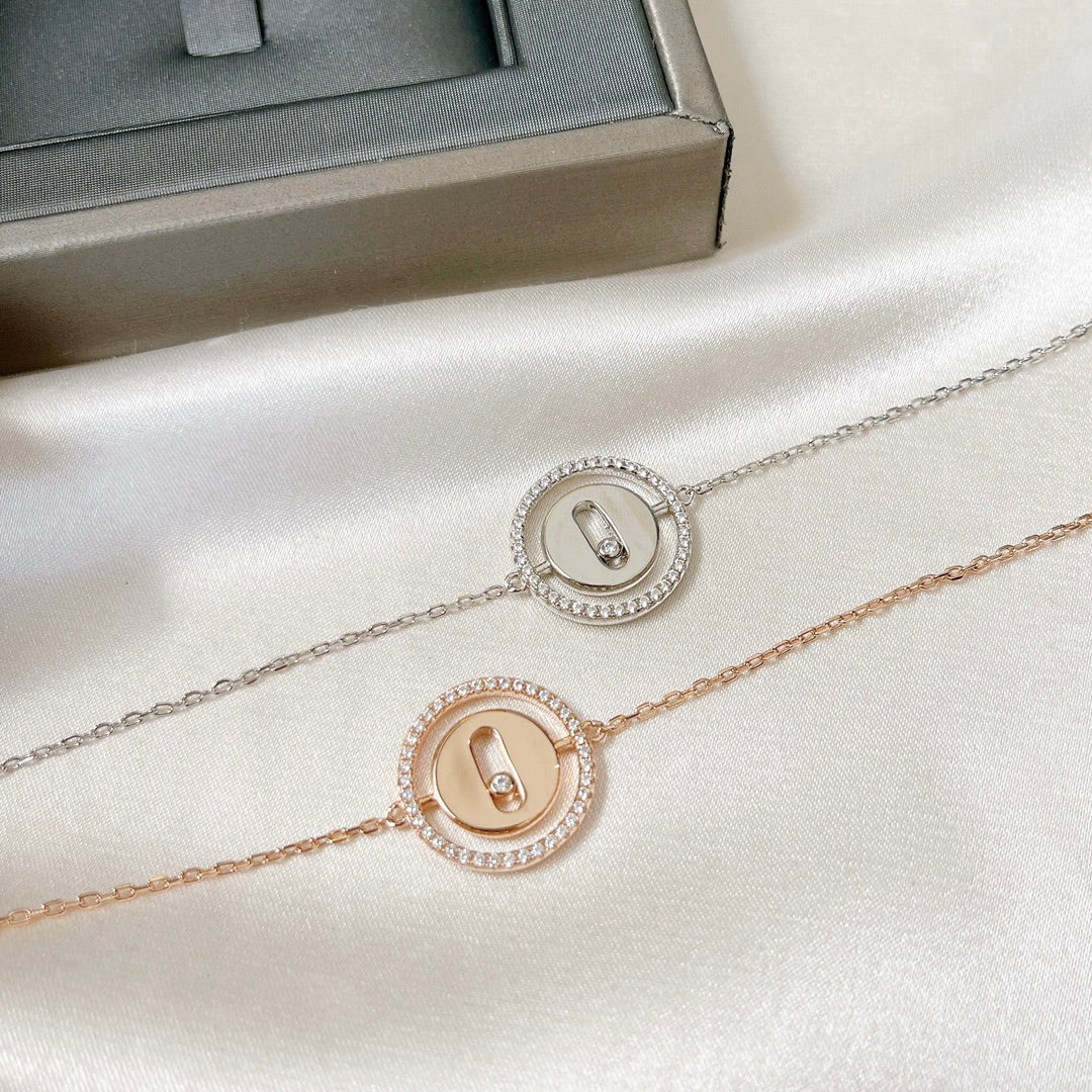 [Loco]LUCKY MOVE PAVED DIAMOND BRACELET