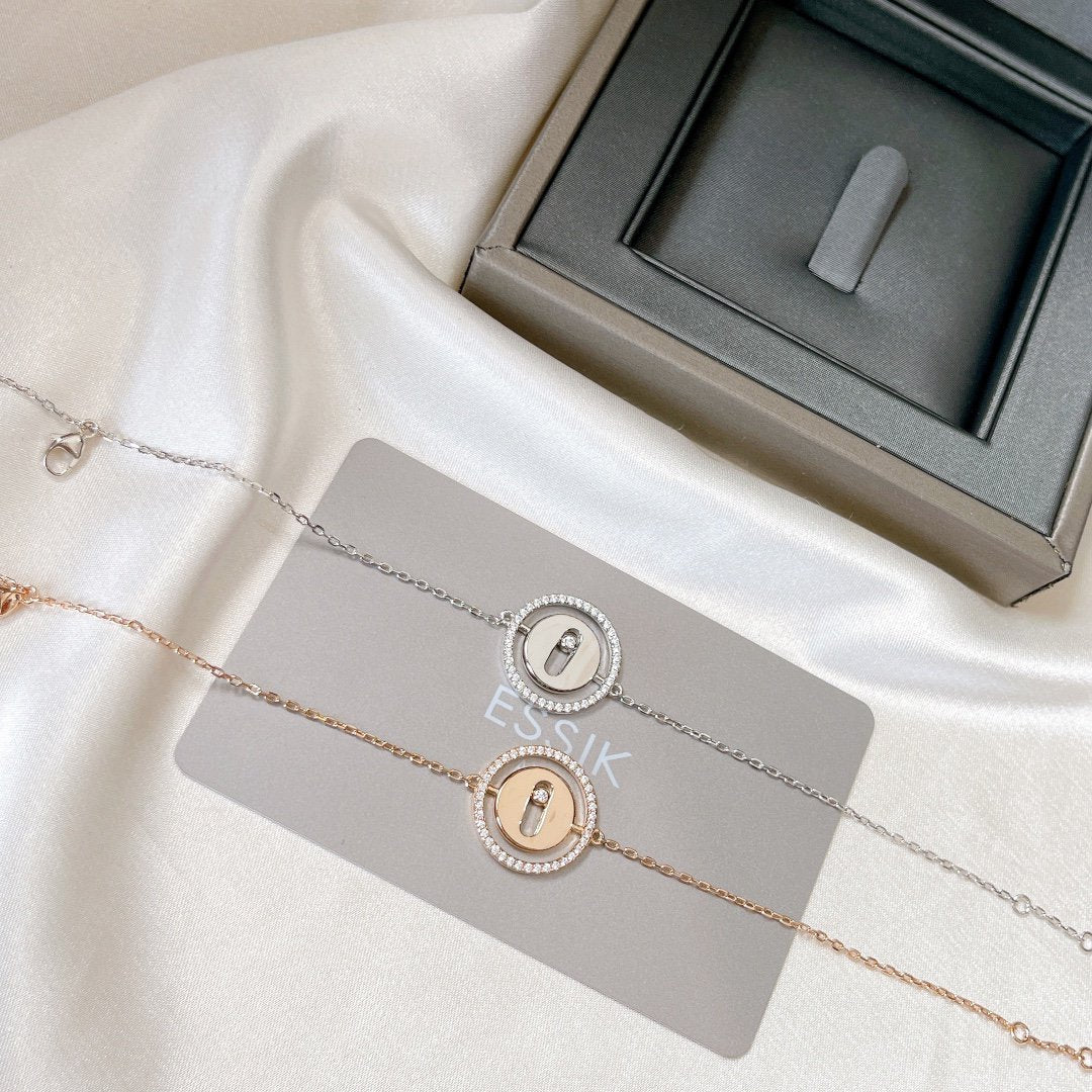 [Loco]LUCKY MOVE PAVED DIAMOND BRACELET