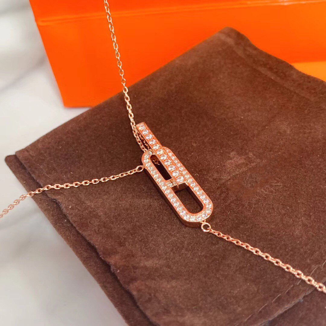 ¡®Loco¡¯HM NECKLACE PLATINUM ROSE GOLD DIAMOND