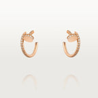 ¡®Loco¡¯JUSTE EARRINGS 12.75MM PINK GOLD DIAMOND