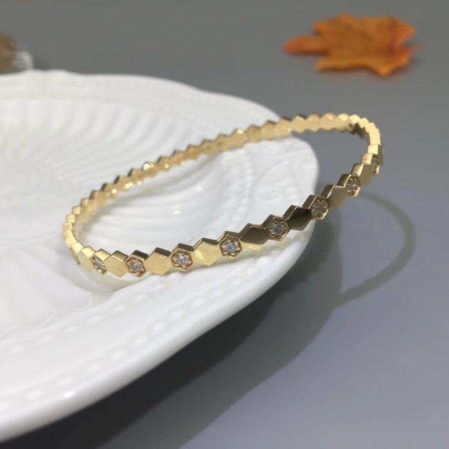 ¡®Loco¡¯BEE LOVE GOLD DIAMOND BRACELET