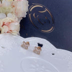 ¡®Loco¡¯JEUX DE PINK GOLD DIAMOND EARRINGS