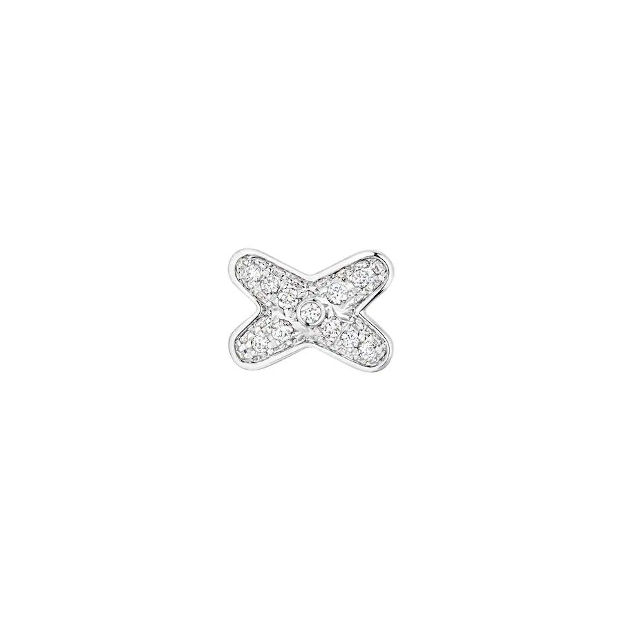 ¡®Loco¡¯JEUX DE SILVER DIAMOND EARRINGS