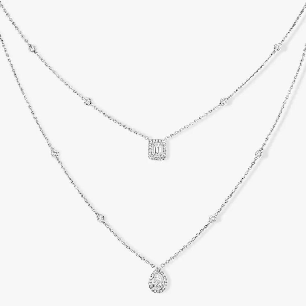 [Loco]Diamond Necklace My Twin 2 Rows