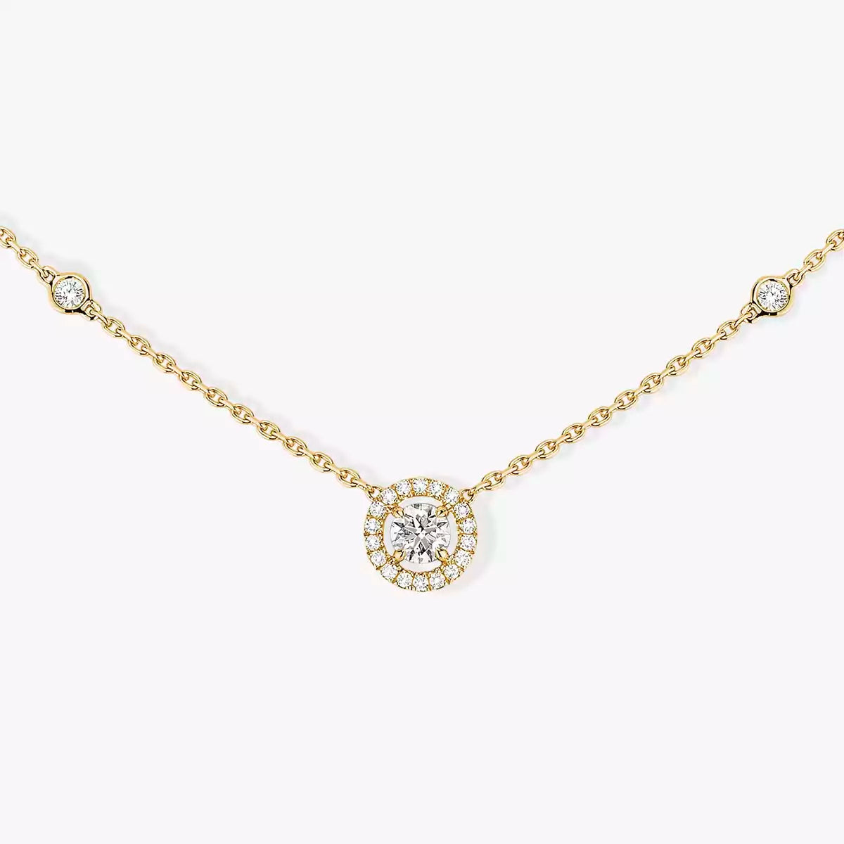 [Loco]Diamond Necklace 0,20ct Brilliant Shape Joy
