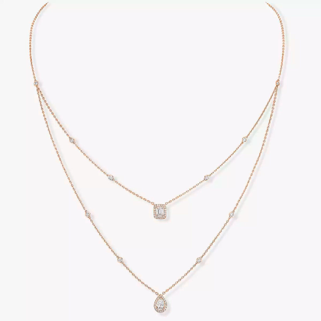 [Loco]Diamond Necklace My Twin 2 Rows