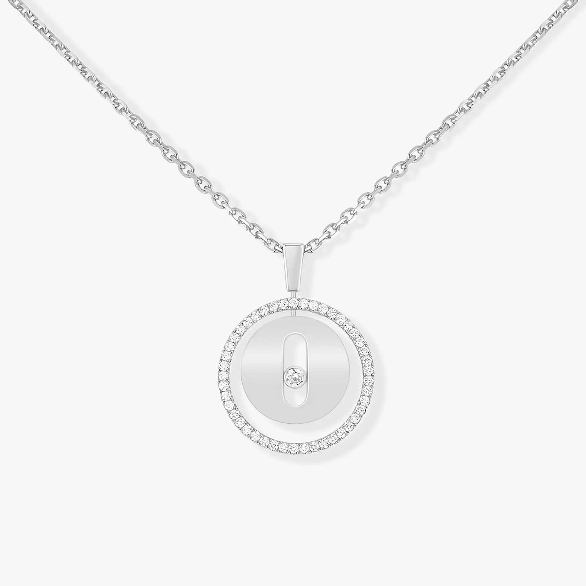 [Loco]LUCKY MOVE PM NECKLACE SILVER DIAMOND