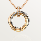 ¡®Loco¡¯TRINITY NECKLACE GOLD  DIAMONDS