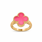 [Loco]NEW CLOVER PINK ENAMEL RINGS