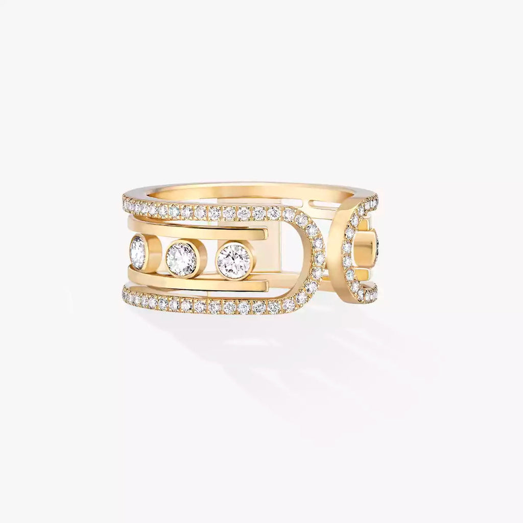[Loco]Move 10th Diamond Ring in Gold