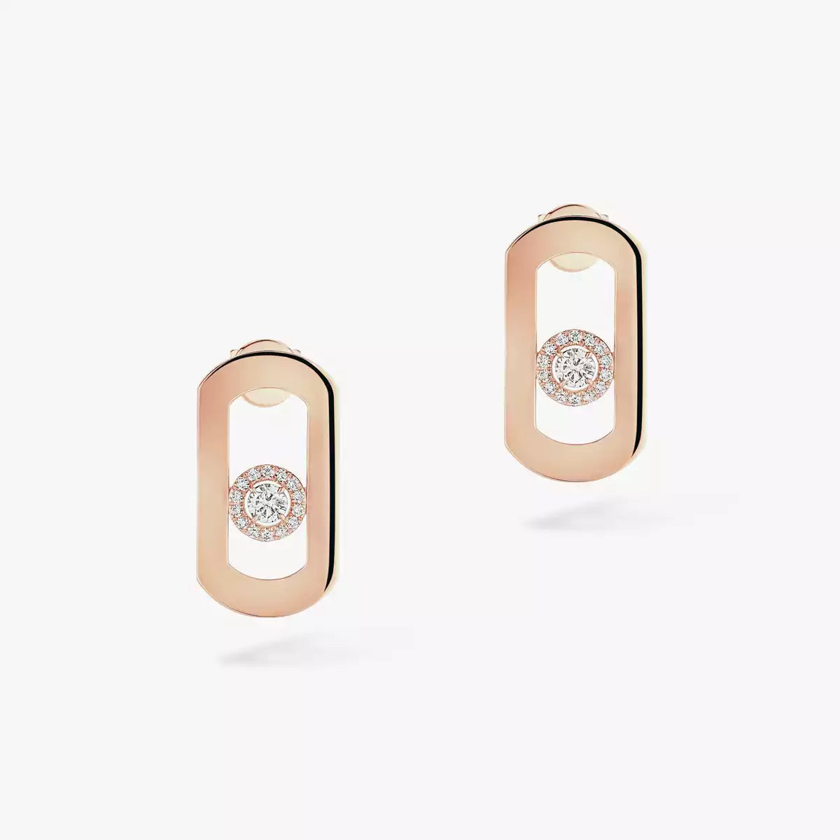 [Loco jewelrys]So Move Diamond Earrings in Yellow Gold