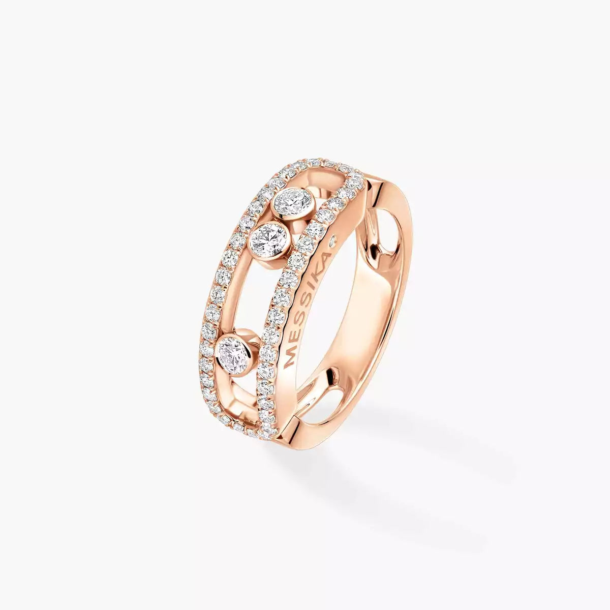 [Loco] Move Gold Diamond Pave_ Ring