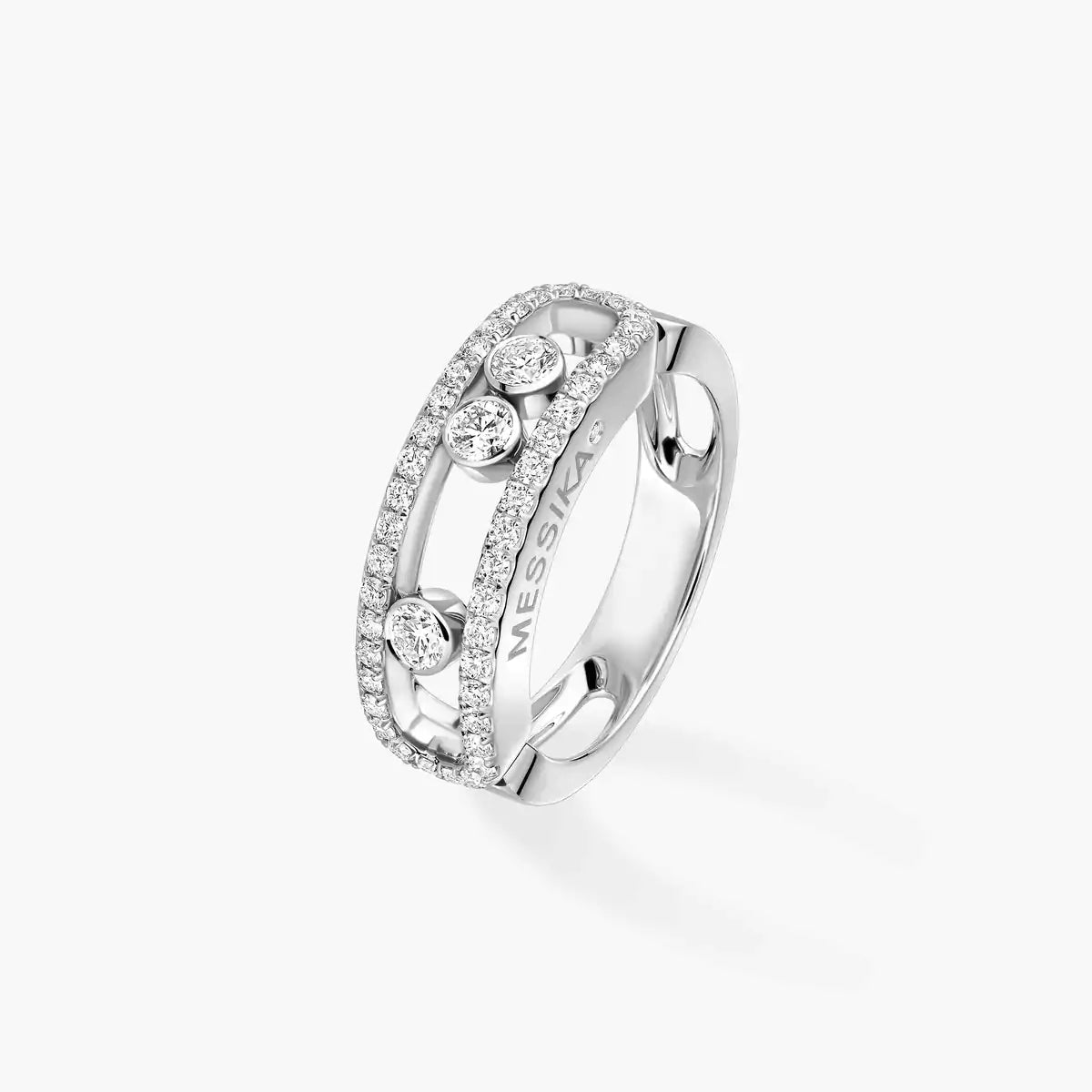 [Loco] Move Gold Diamond Pave_ Ring