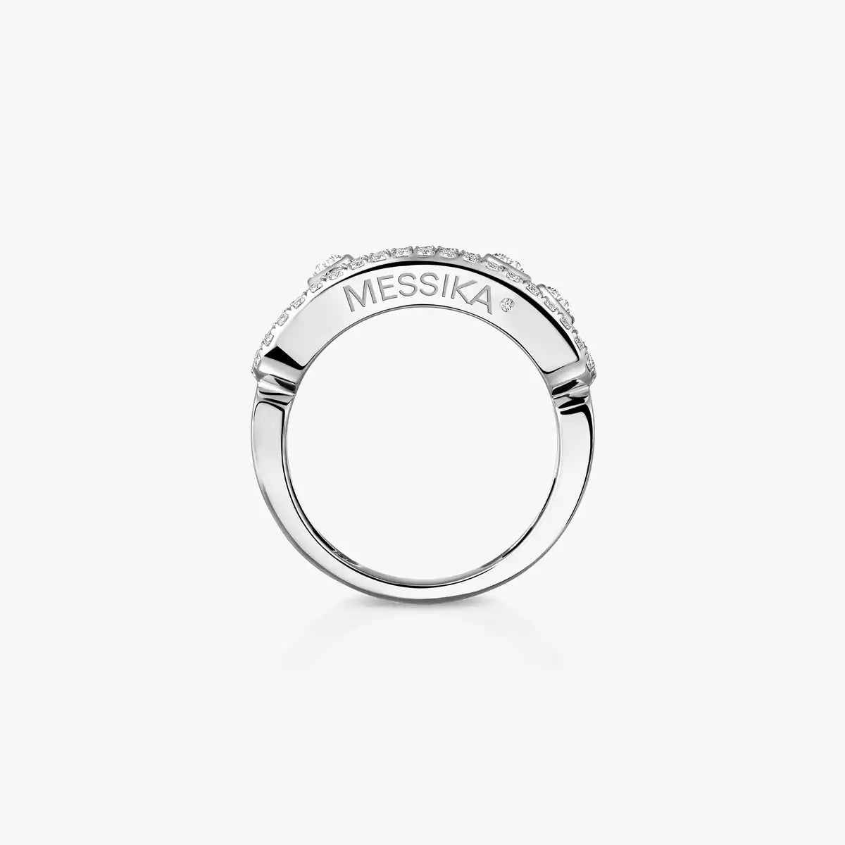 [Loco jewelrys] Move Gold Diamond Pave_ Ring
