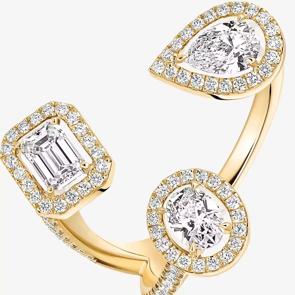 [[Loco jewelrys] Diamond Ring 0,25ct My Twin Trilogy