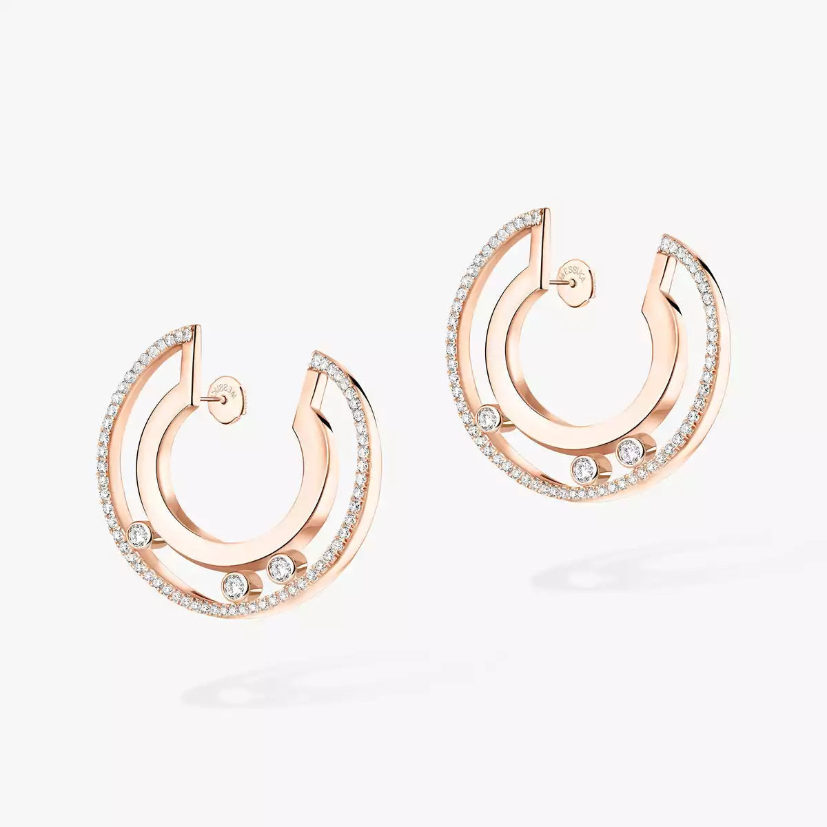 [Loco]Move Romane Small Diamond Hoop Earrings