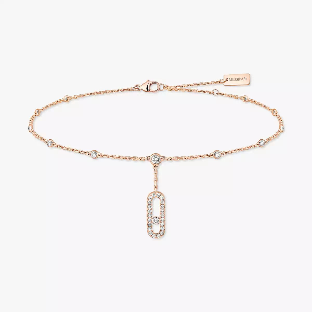[Loco jewelrys] Move Uno pavé ankle bracelet