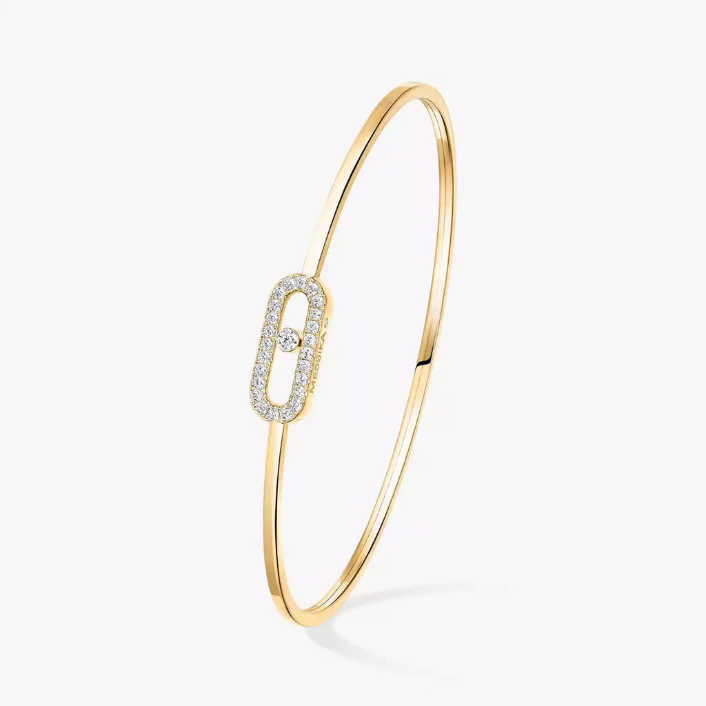 [Loco jewelrys]Move Uno pavé flex bangle medium