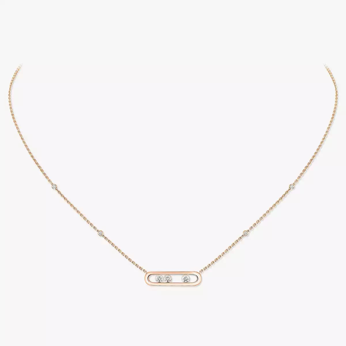 [Loco] Baby Move Gold Diamond Necklace