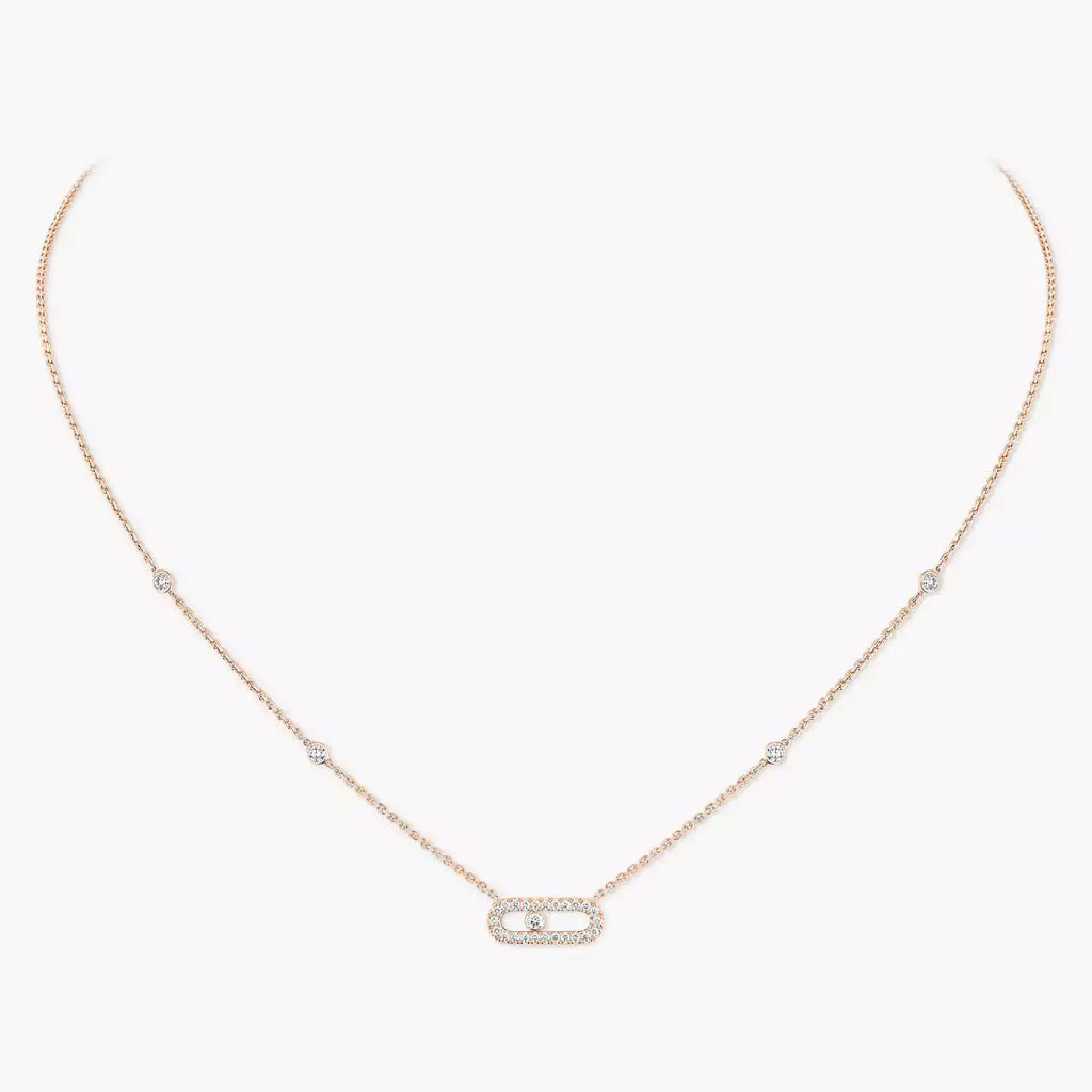 [Loco jewelrys]Diamond Necklace Move Uno