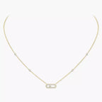 [Loco jewelrys]Diamond Necklace Move Uno