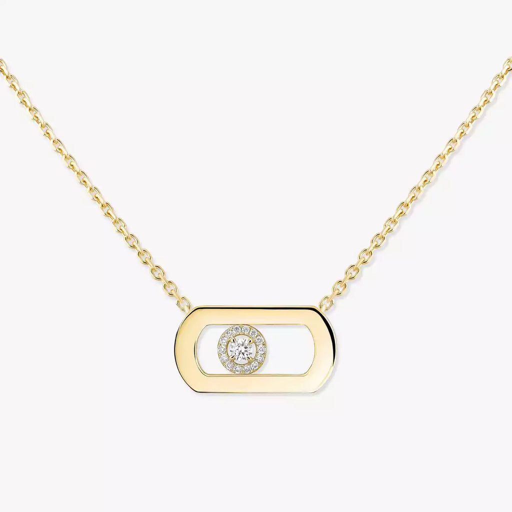 [Loco jewelrys]So Move Diamond Necklace in Gold