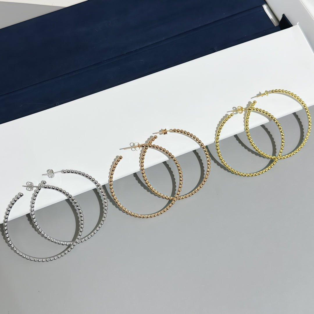 [Loco JURI] SMOOTH BEAD STUD EARRINGS
