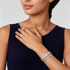 [Loco JURI] THREE-ROW DIAMOND RING