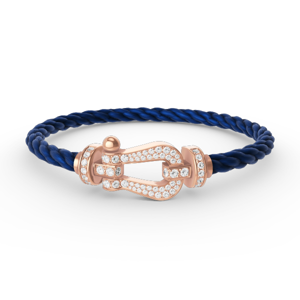 ¡®Loco¡¯FORCE LARGE HORSESHOE FULL DIAMOND BRACELET ROSE GOLD