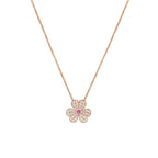 ¡®Loco¡¯FRIVOLE ROSE GOLD FLOWER DIAMOND NECKLACE