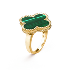 ¡®Loco¡¯CLOVER MALACHITE RING
