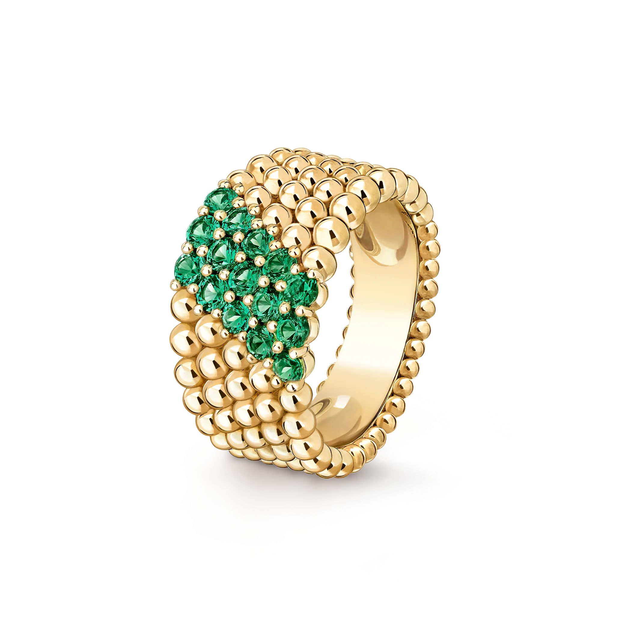 [Loco ]  PERLEE DIAMOND RING ,5-ROW DIAMOND-SET DESIGN